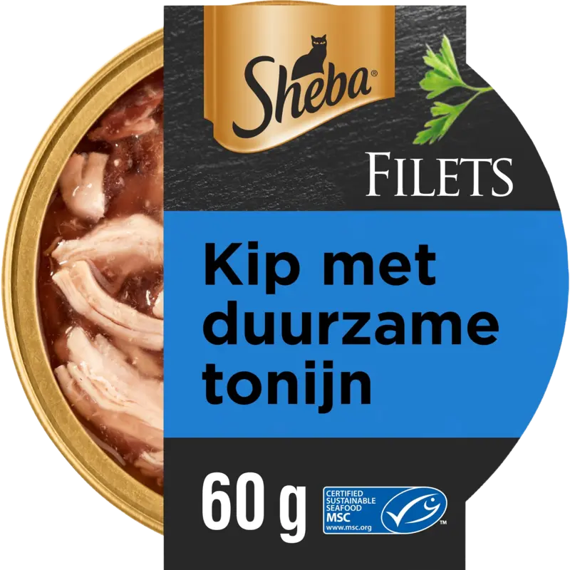 Sheba Filets kip met duurzame tonijn
