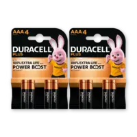 Duracell Plus AAA-alkaline batterij MN2400 2-pk.
