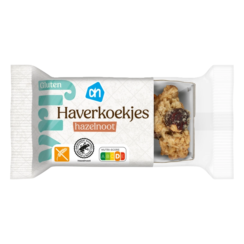 AH Glutenvrij Haverkoekjes hazelnoot