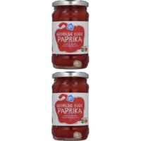 Een afbeelding van AH Gegrilde rode paprika 2-pack