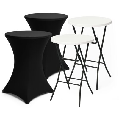 pdp-image-Brixy Statafel met rok wit 2 stuks