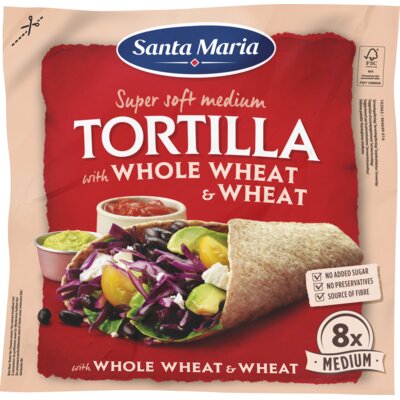 pdp-image-Santa Maria Tortilla wraps met volkorentarwe 8x med