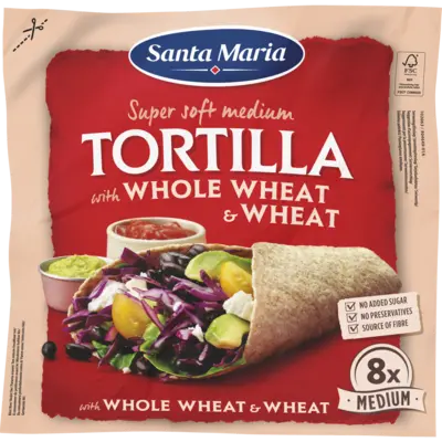 pdp-image-Santa Maria Tortilla wraps met volkorentarwe 8x med