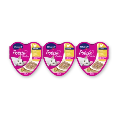 pdp-image-Vitakraft Poesie creation kip & groente saus 3-pck