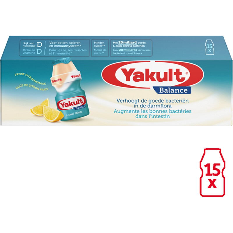 Een afbeelding van Yakult Balance 15-pack