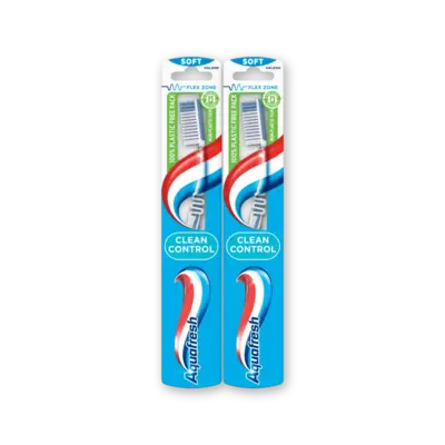 pdp-image-Aquafresh Clean control soft tandenborstel 2-pack