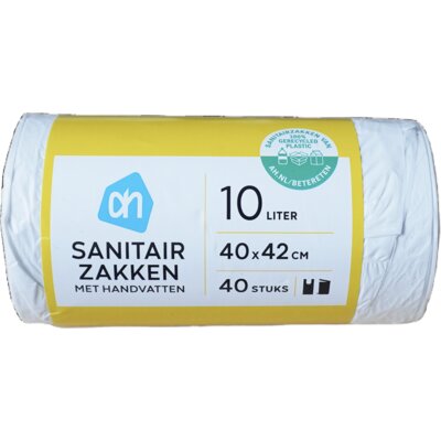 pdp-image-AH Sanitairzakken met handvatten 10 liter