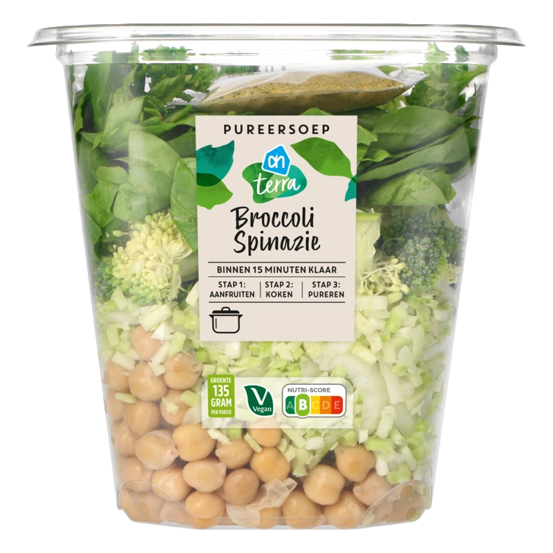 AH Terra Pureersoep broccoli spinazie