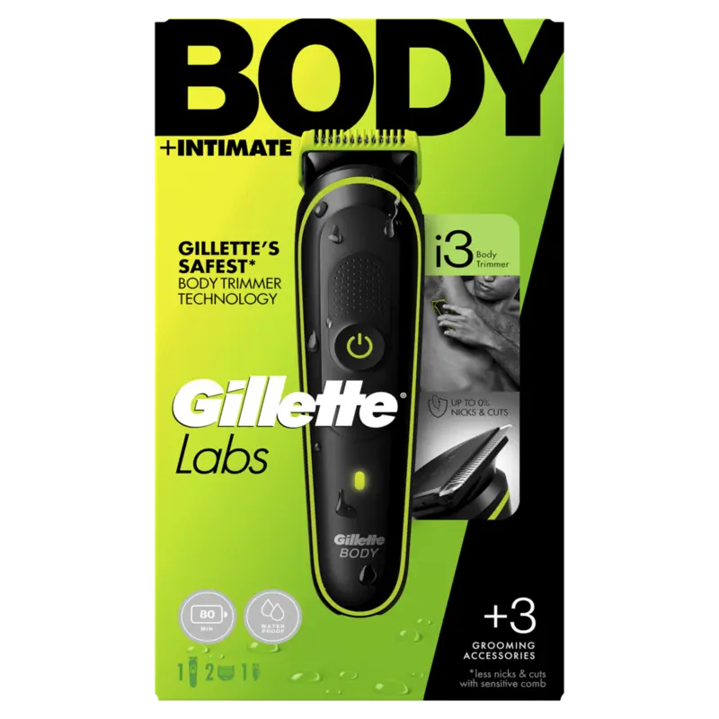 Gillette Labs body + intimate body trimmer