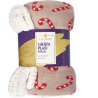 Een afbeelding van AH Excellent Sherpa plaid candy canes