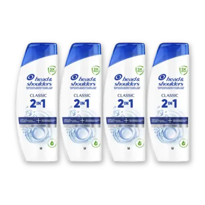 pdp-image-Head & Shoulders 2-in-1 Classic shampoo 4-pack