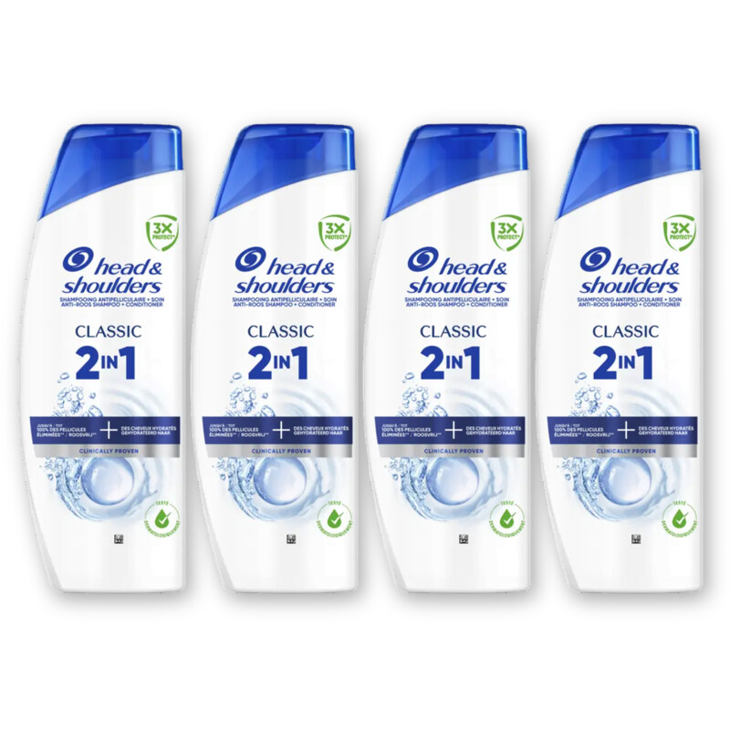 Head & Shoulders 2-in-1 Classic shampoo 4-pack