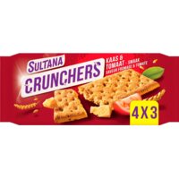 Een afbeelding van Sultana Crunchers kaas tomaat smaak