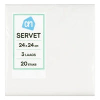 AH Servetten wit 3-laags