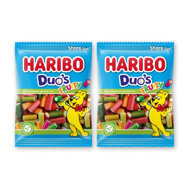 Haribo Duo's fruity 2-pack