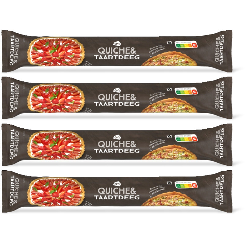 AH Quiche & taartdeeg 4-pack
