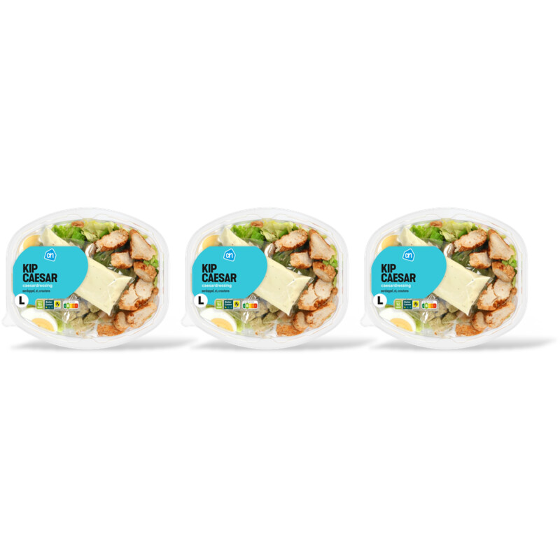 AH Maaltijdsalade kip caesar 3-pack