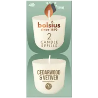 Bolsius Navulling clean light cedarwood