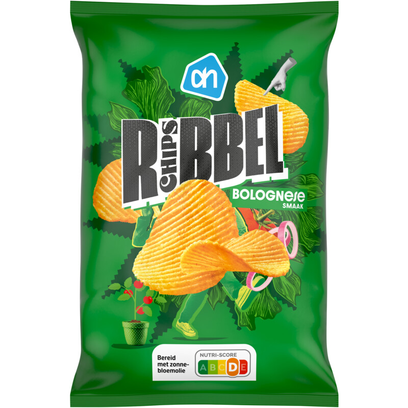 AH Ribbelchips bolognese