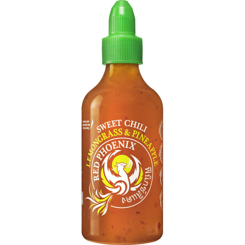 Een afbeelding van Red Phoenix Sweet chili saus met lemongrass