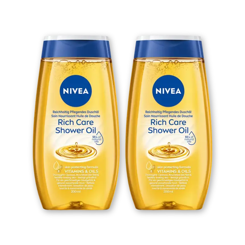 NIVEA Shower oil 2-pack