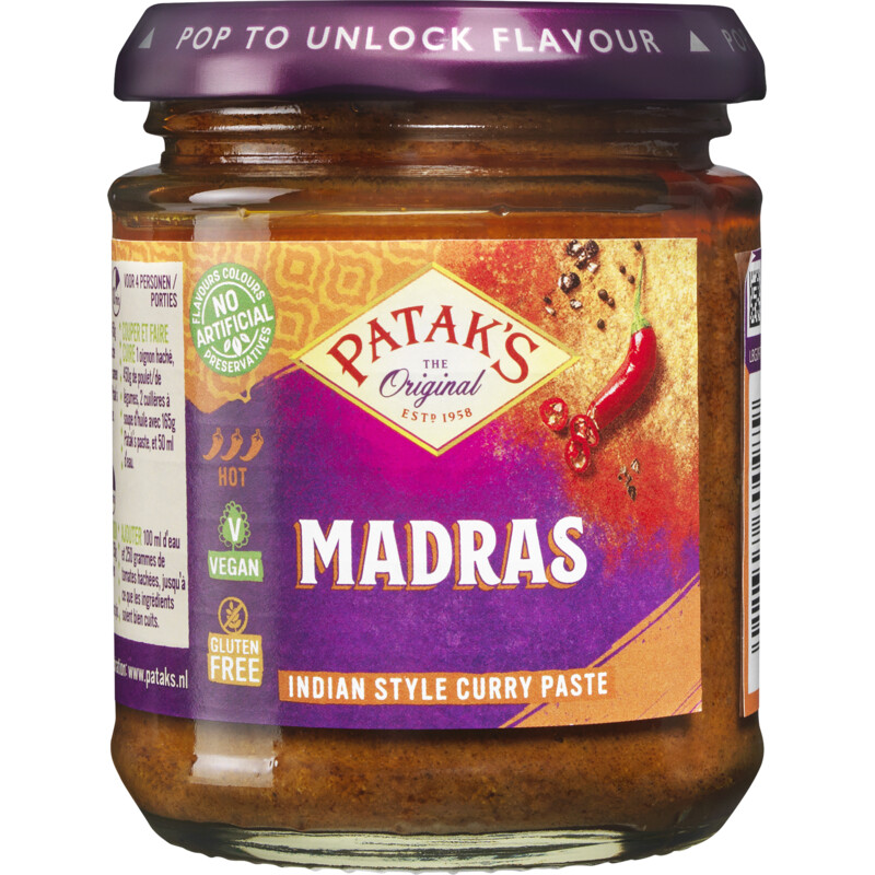 Een afbeelding van Patak's Kruidenpasta madras