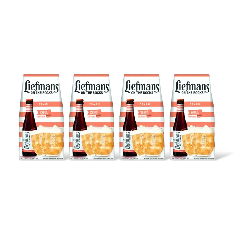 Liefmans Liefmans On the rocks peach 16-pack