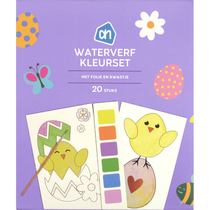 AH Waterverf kleurset Pasen