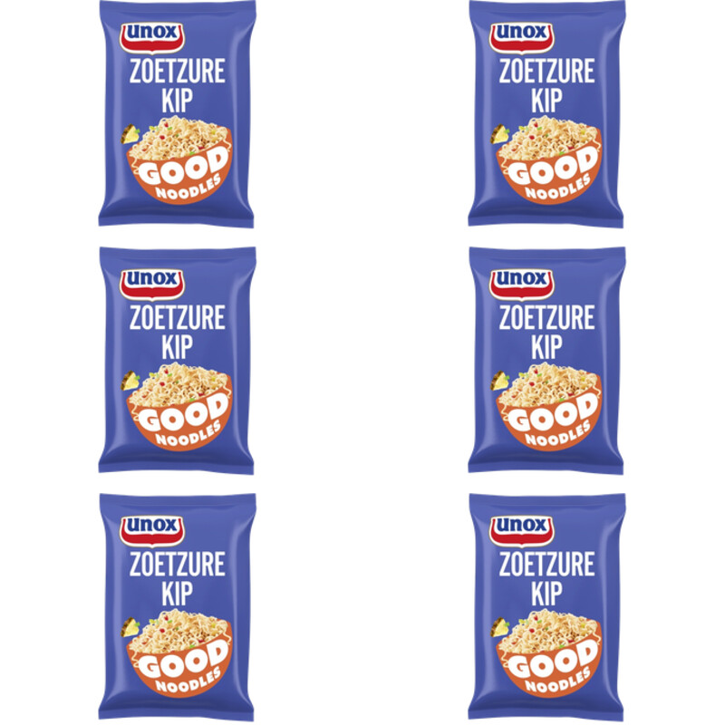 Unox Good noodles zoetzure kip 6-pack