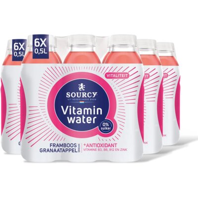 pdp-image-Sourcy Vitaminwater framboos granaatapp 24-pack
