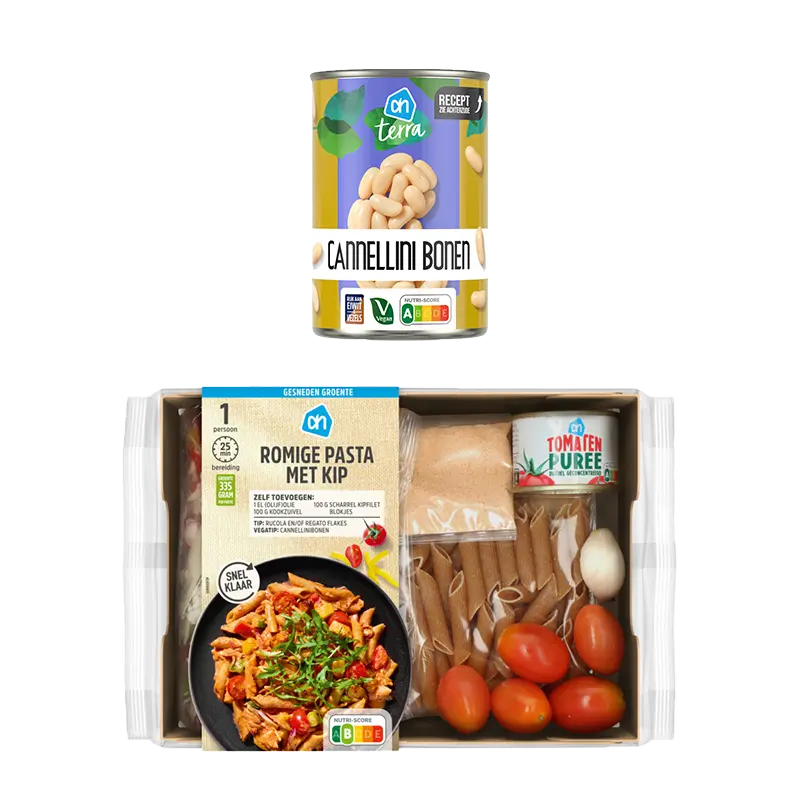 AH Gesneden Verspakket Vega Pasta 1pers