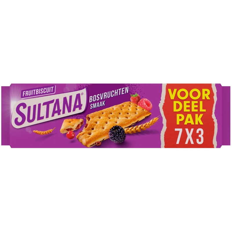 Fruitbiscuit bosvruchten voordeelpak