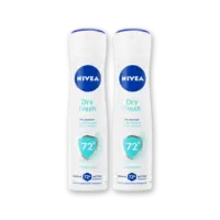 NIVEA Dry fresh deodorant spray 2-pack