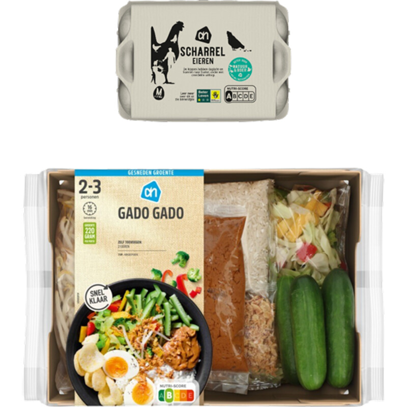 Een afbeelding van AH Vega Gesneden Gado Gado Verspakket