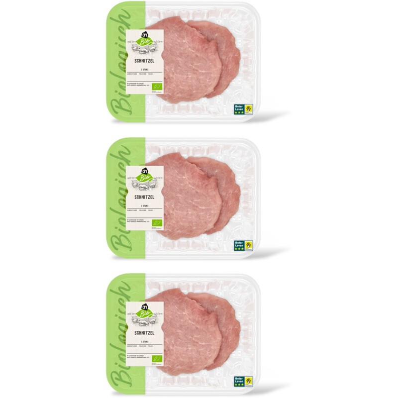 AH Biologisch Varkensschnitzel 3-pack