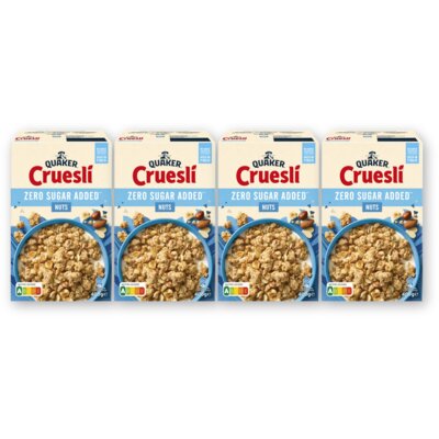 pdp-image-Quaker Cruesli zero sugar added nuts 4-pack