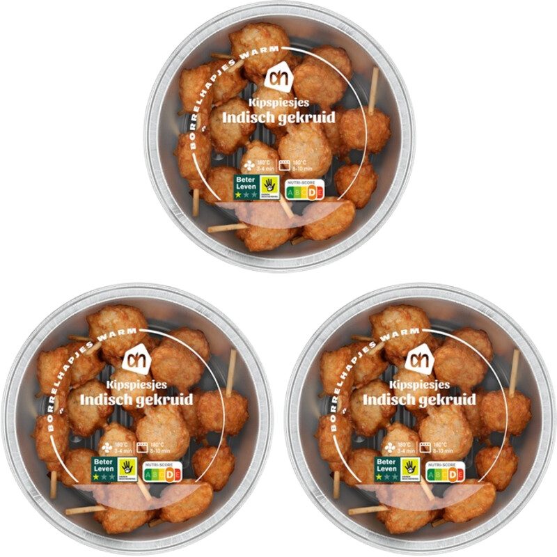 Een afbeelding van AH Indonesische kipsatespiesjes 3-pack