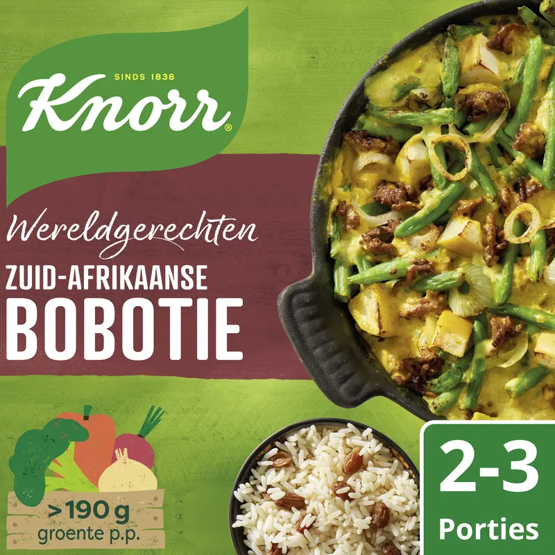 Knorr Wereldgerechten Zuid-Afrikaanse bobotie