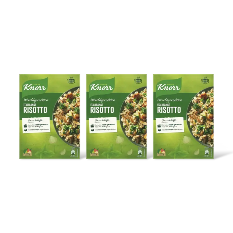 Knorr Italiaanse risotto 3-pack