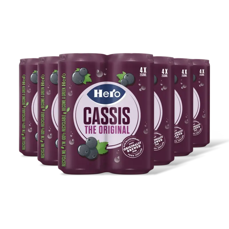 Hero Cassis the original 24-pack