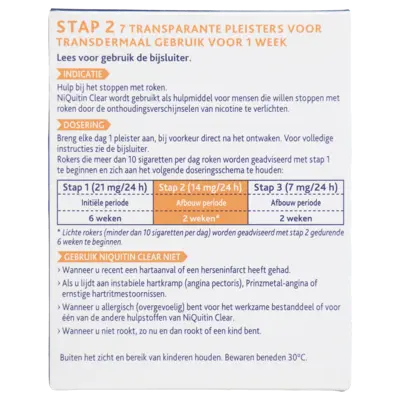 pdp-image-Niquitin Clear 14mg nicotine pleister stap 2