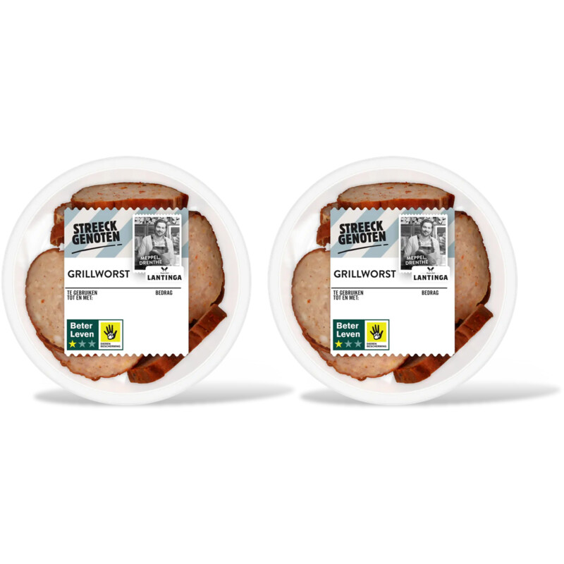 Streeckgenoten Grillworst naturel 2-pack