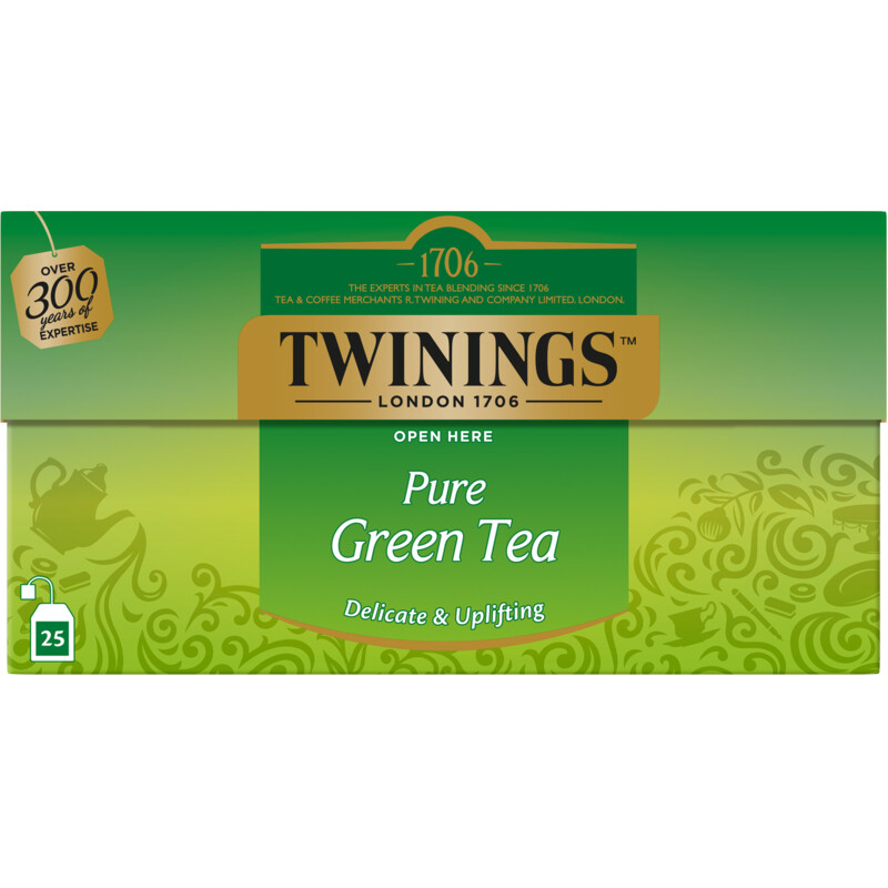 Een afbeelding van Twinings Green tea pure