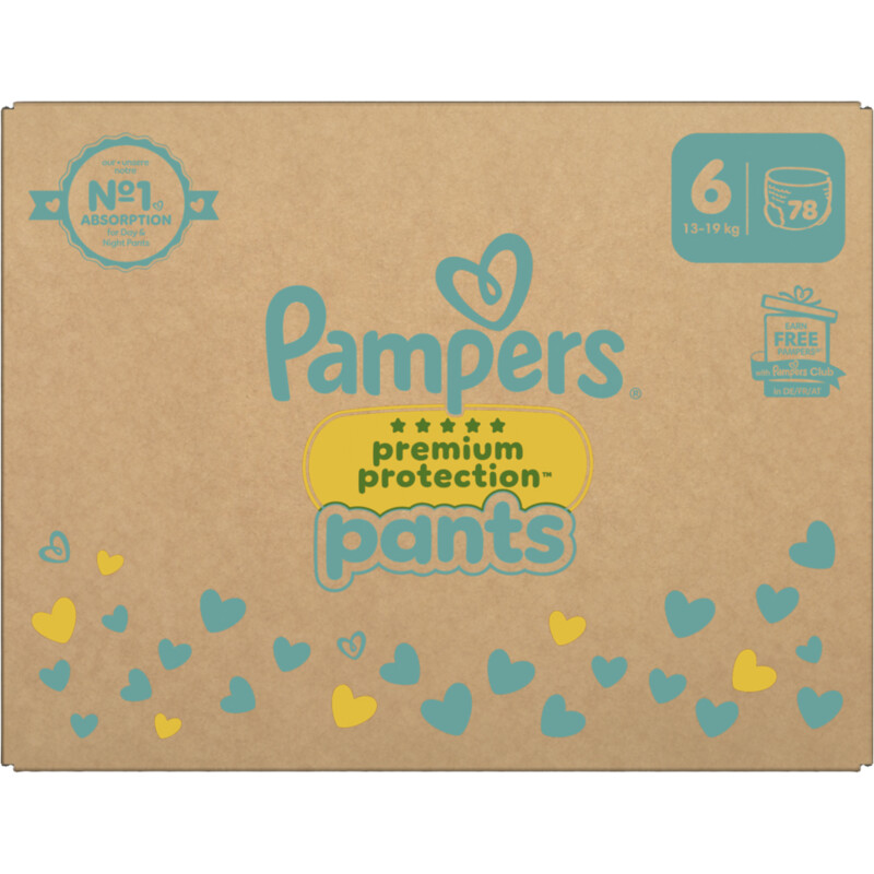 Pampers Premium protection pants maat 6 doos