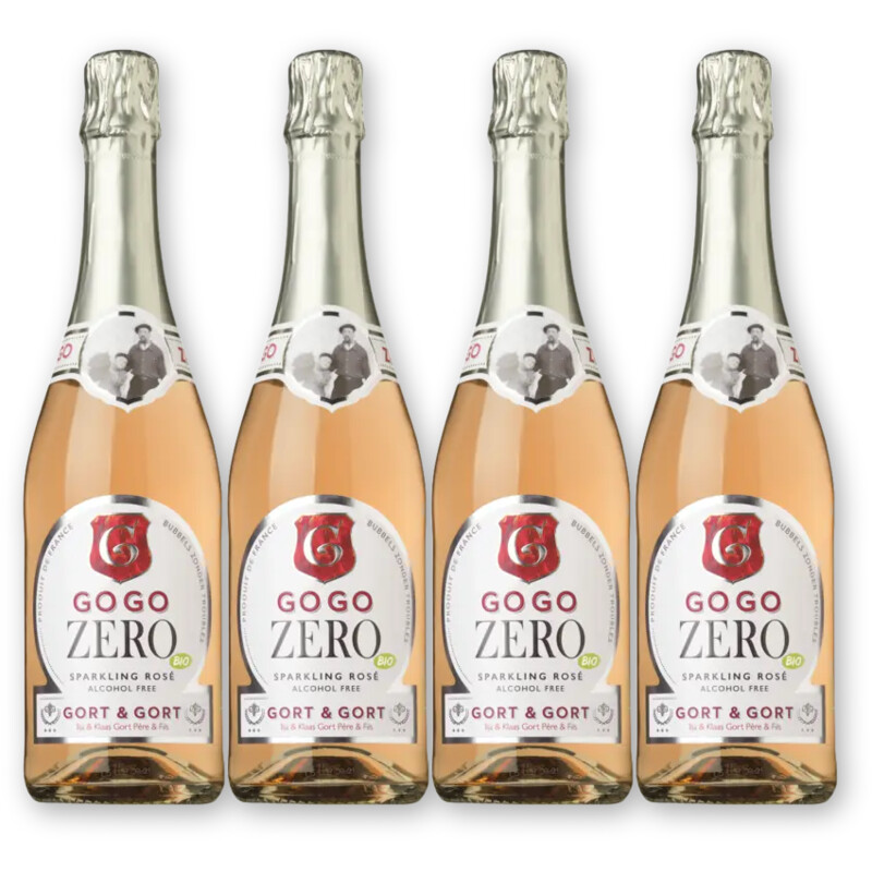 Gort & Gort Gort & Gort Rosé AF 4 flessen
