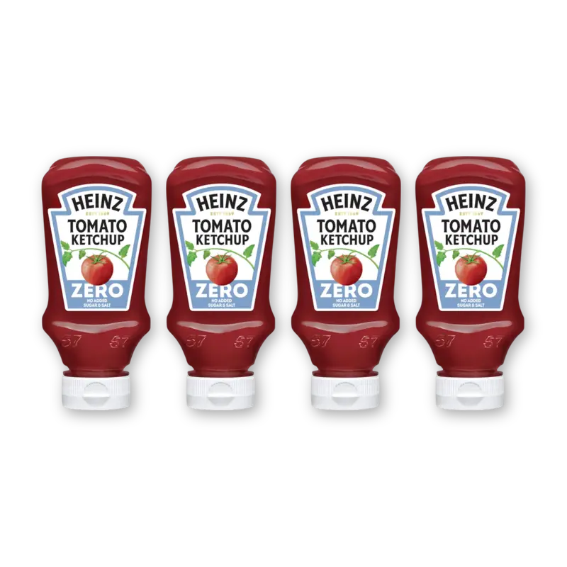 Heinz Tomato ketchup zero 4-pack