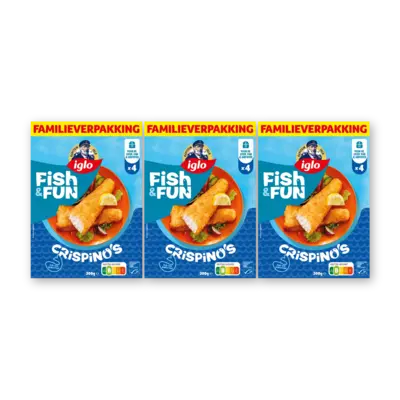 pdp-image-Iglo Fish&fun crispino familieverpakking 3pk