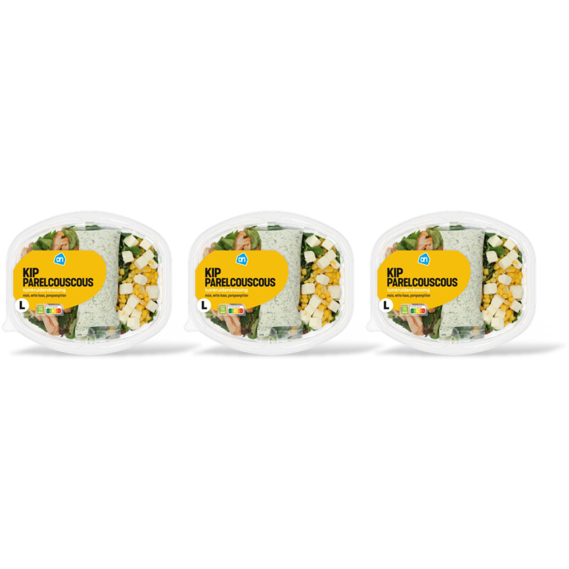 AH Maaltijdsalade kip parelcouscous 3-pack