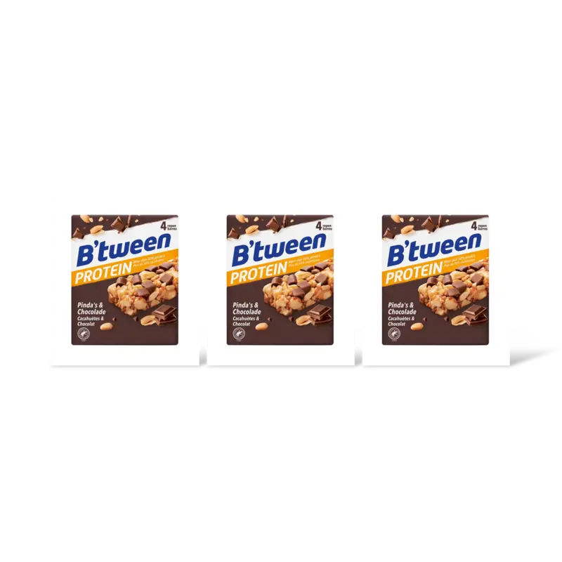 Hero B'tween protein pinda's & chocolade 3-pk