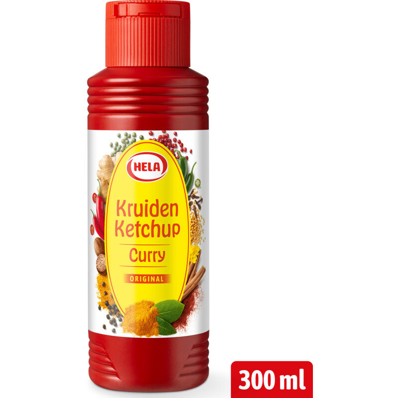 Een afbeelding van Hela Kruiden ketchup curry original